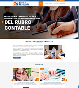 CENTRO DE CAPACITACIÓN ACCOUNTING Y BUSINESS Página web